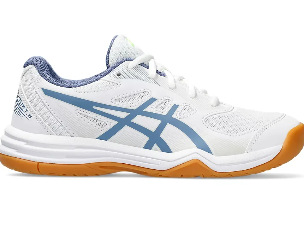 Squash & badminton|Handbal>ASICS UPCOURT 5 GS White/Denim Blue